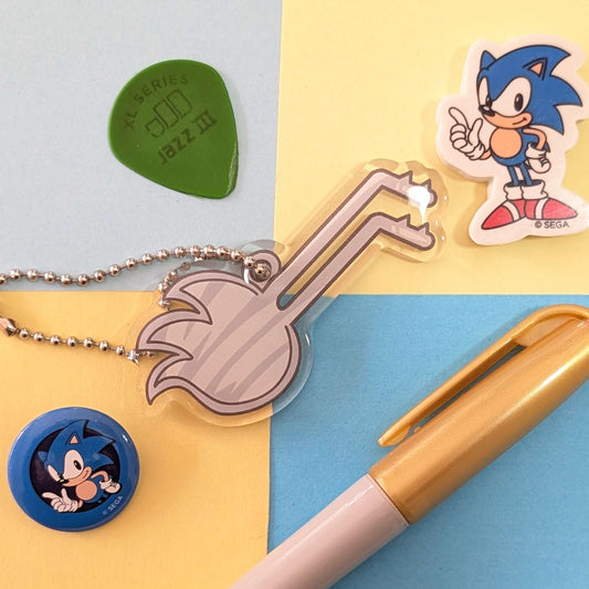 Sonic The Hedgehog Sonic Underground Acrylic Keyring COMPLETE COLLECTION