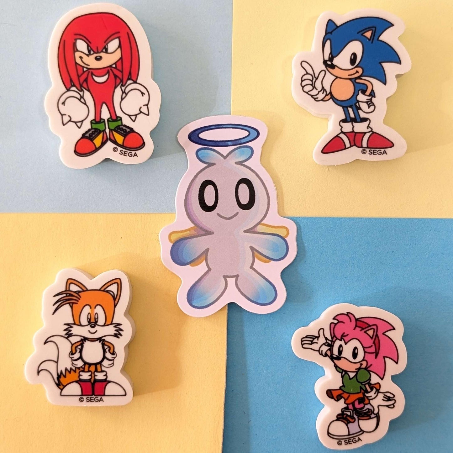 Cute Sonic The Hedgehog Baby Chao Stickers INDIVIDUAL STICKERS