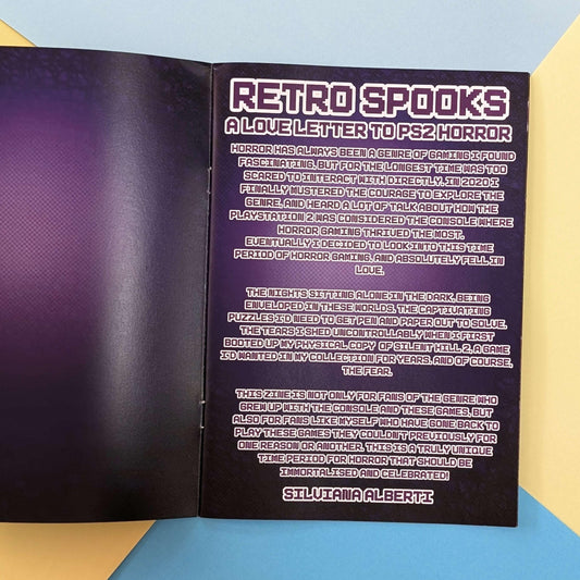 Retro Spooks Horror Themed Art Zine