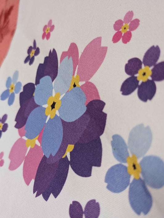 Cute Forget-Me-Not Flower Tote Bag