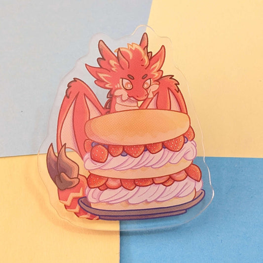 Sweet Dessert Dragon Acrylic Pins COMPLETE COLLECTION