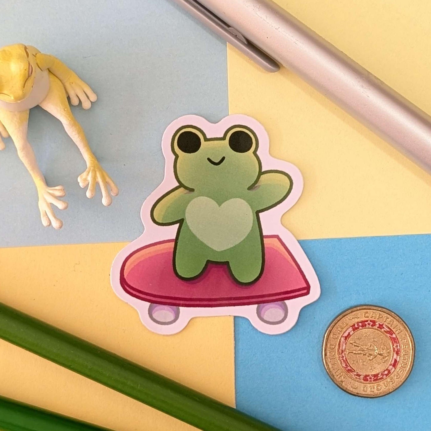 Cute Frogs Day Out Stickers INDIVIDUAL STICKERS
