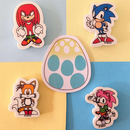Cute Sonic The Hedgehog Baby Chao Stickers INDIVIDUAL STICKERS