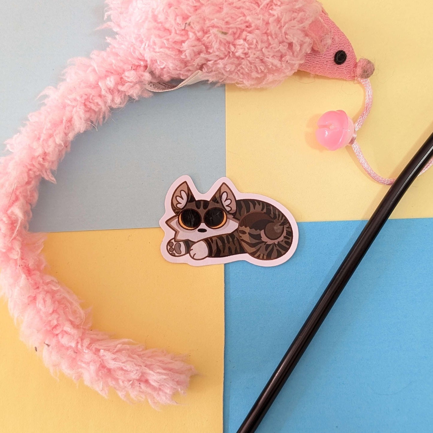 Cute Goofy Cat Stickers COMPLETE SET!