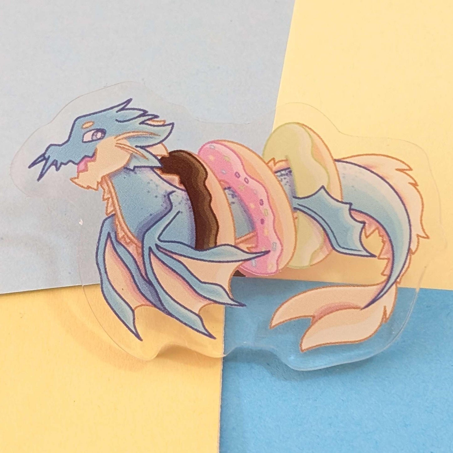 Sweet Dessert Dragon Acrylic Pins COMPLETE COLLECTION