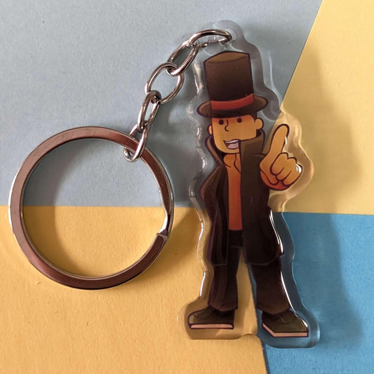 Professor Layton Keyring Collection INDIVIDUAL KEYRINGS