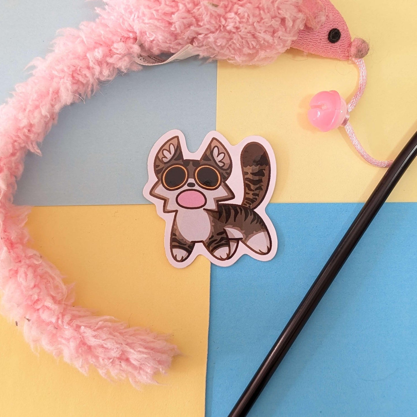 Cute Goofy Cat Stickers INDIVIDUAL STICKERS