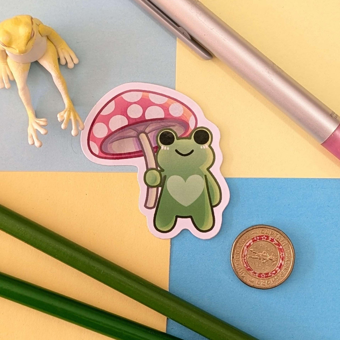 Cute Frogs Day Out Stickers INDIVIDUAL STICKERS