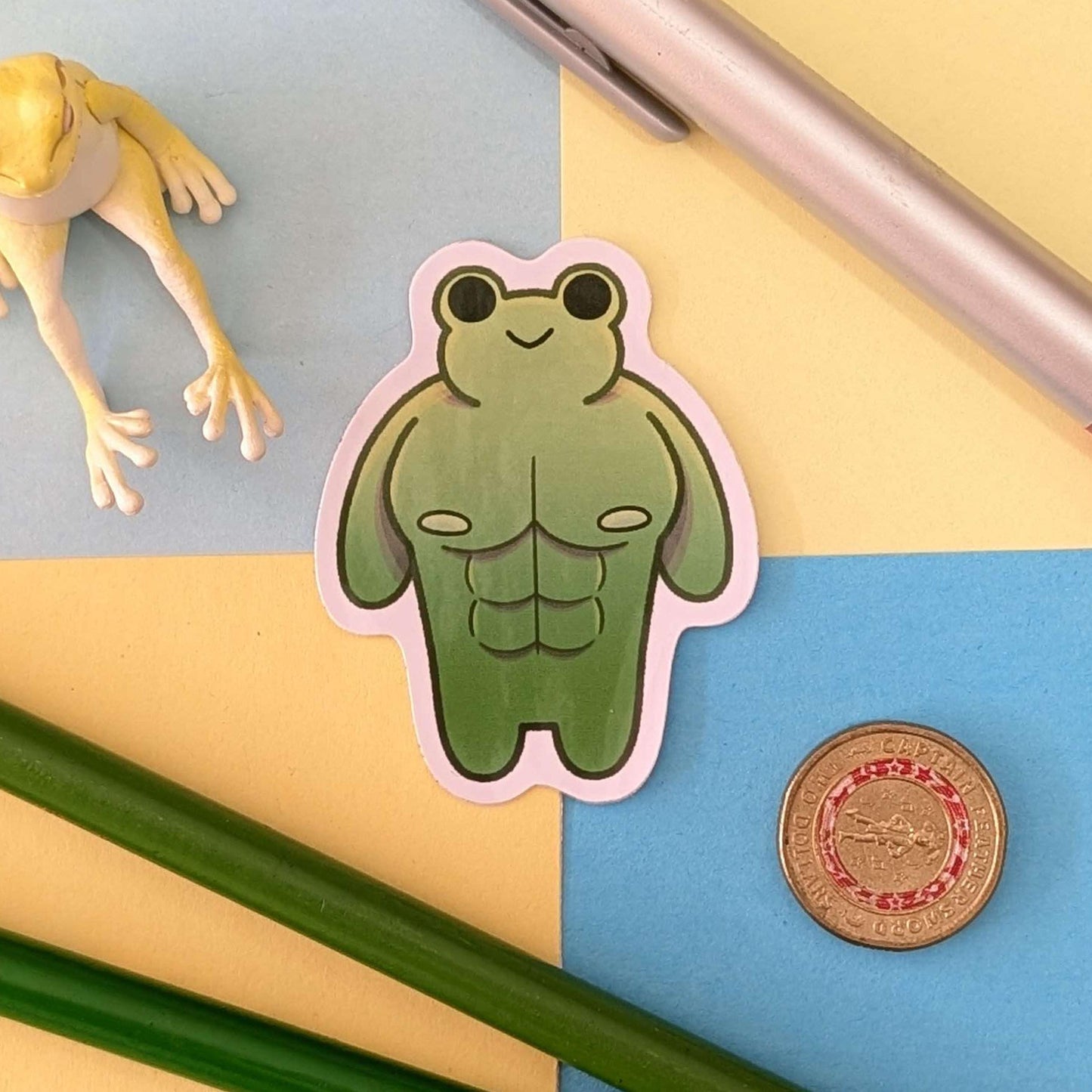 Cute Frogs Day Out Stickers INDIVIDUAL STICKERS