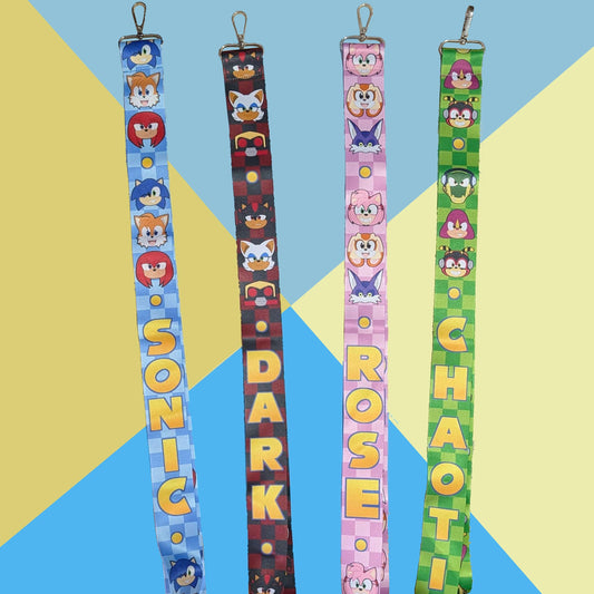 Sonic Heroes Themed Lanyards