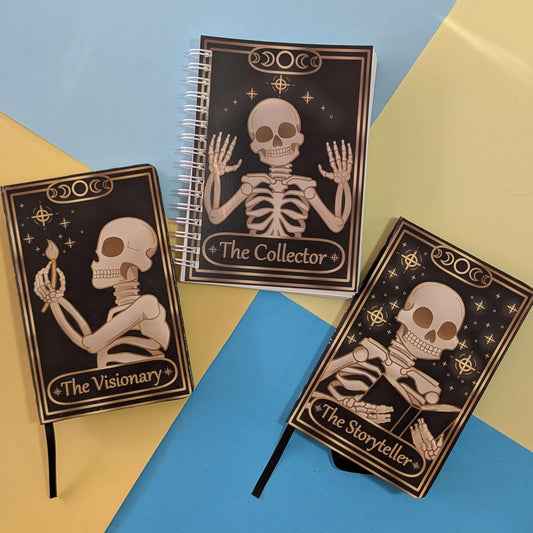 The Storyteller, The Collector, The Visionary Tarot Inspired Book Collection