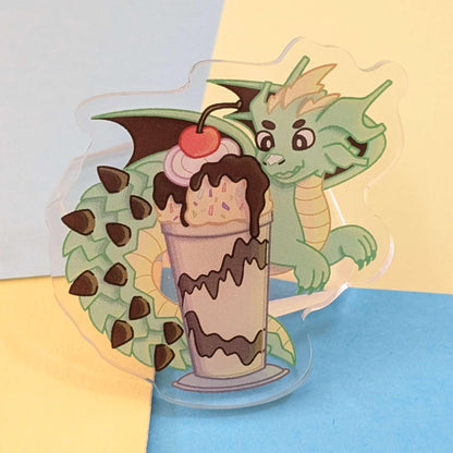 Sweet Dessert Dragon Acrylic Pins COMPLETE COLLECTION