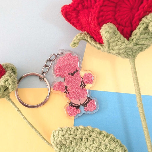 Silent Hill Sakura Head Keyring HORROR CHARM