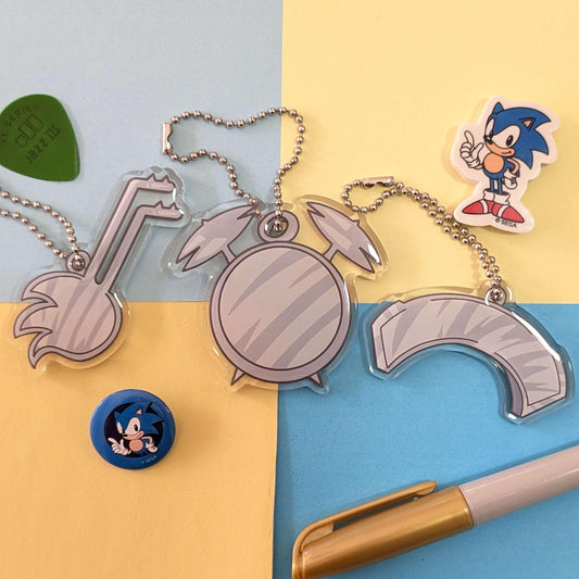 Sonic The Hedgehog Sonic Underground Acrylic Keyring