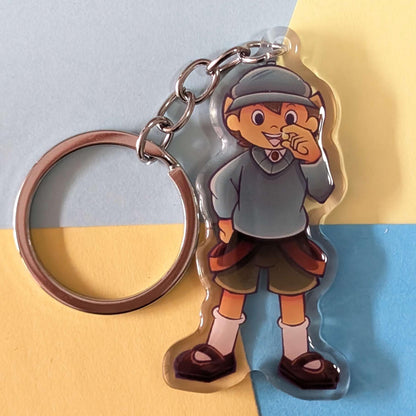 Professor Layton Keyring Collection INDIVIDUAL KEYRINGS