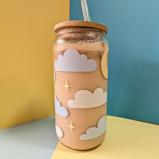 RestlessDreamss Cloudy Night Sky Cup