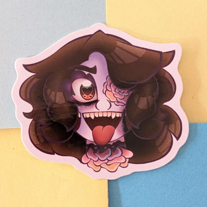 Cute Zombie Girl Body Horror Stickers INDIVIDUAL STICKERS