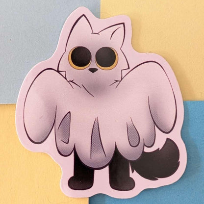 Cute Spooky Ghost Cat Stickers INDIVIDUAL STICKERS